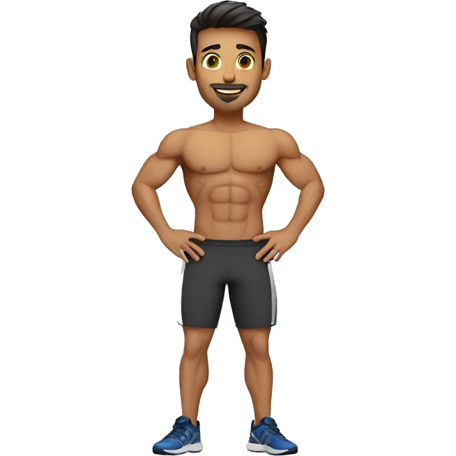 fitness trainer male emoji