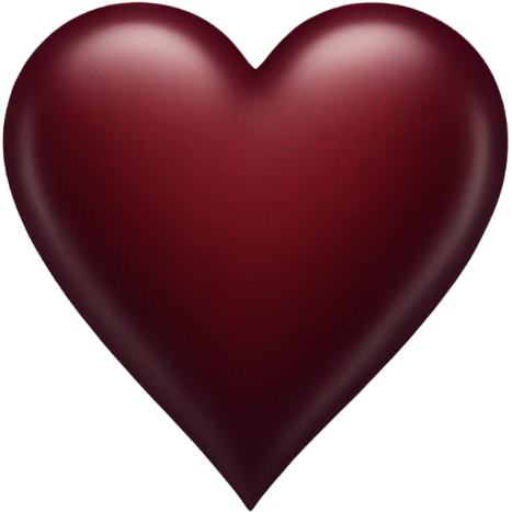 Dark red Heart emoji