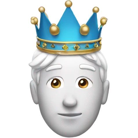 Me wearing a crown  emoji