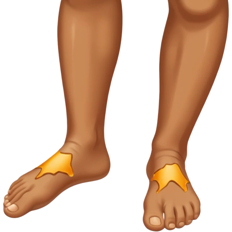 Brooken feet emoji