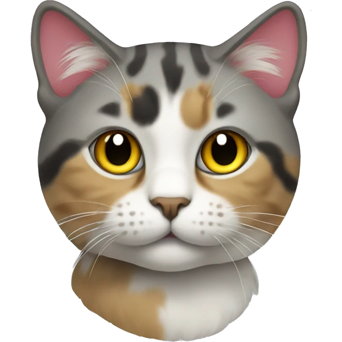 cat multicolor emoji