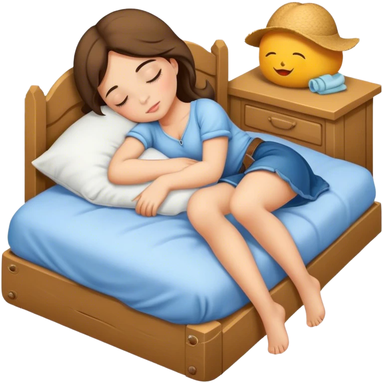 Country girl sleeping  emoji