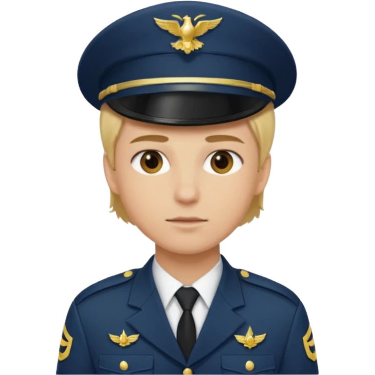 a soldier with blonde hair emoji