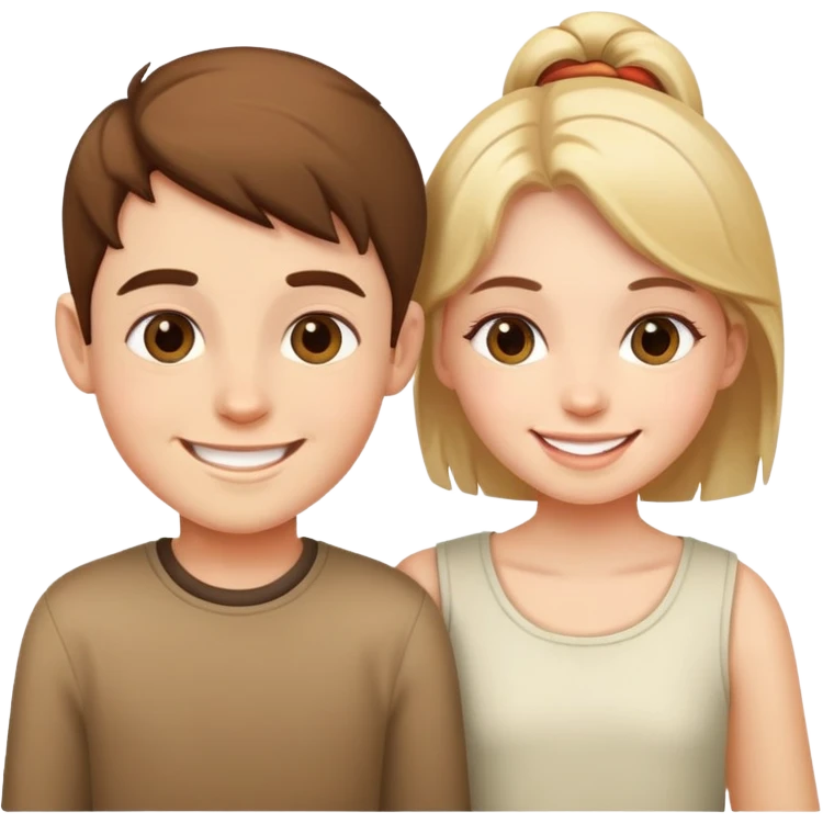 Boy and girl emoji