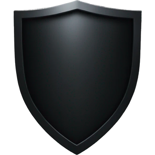 black shield fully black emoji