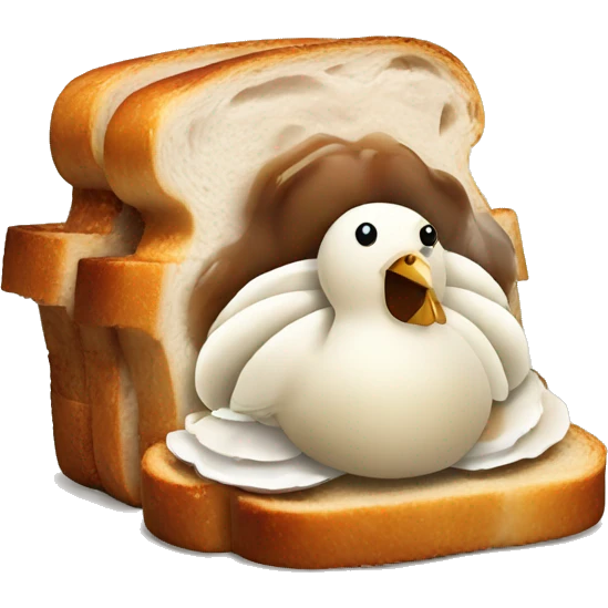 Turkey with Burnt toast (dark) and oyster emoji