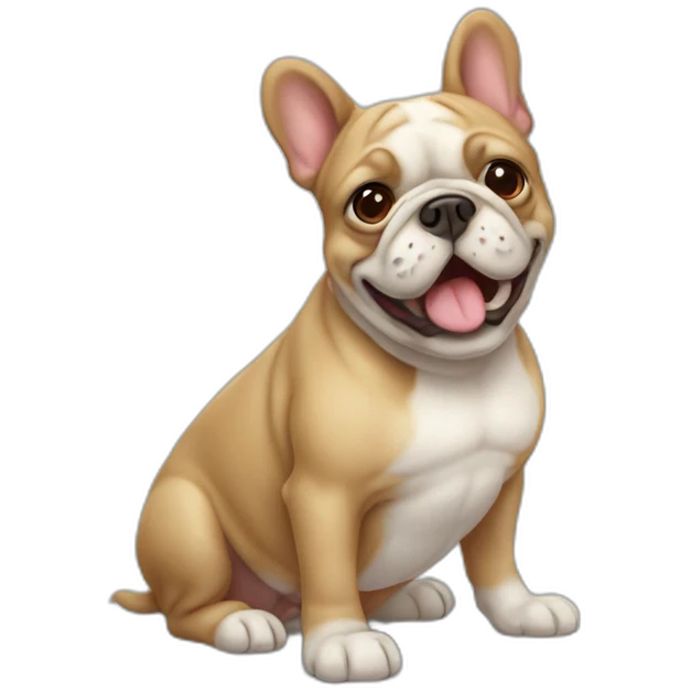 Bouledogue en slip emoji