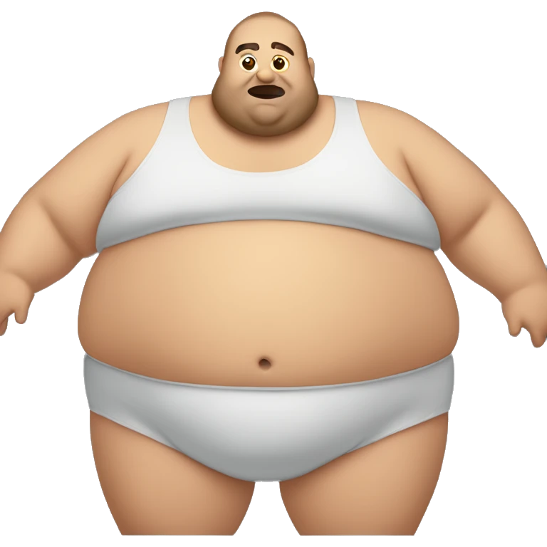 Fat man’s belly emoji
