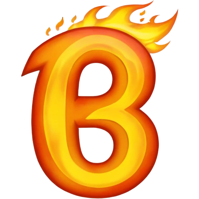 Dax flame with the number 6 on his right and 7 on his left emoji