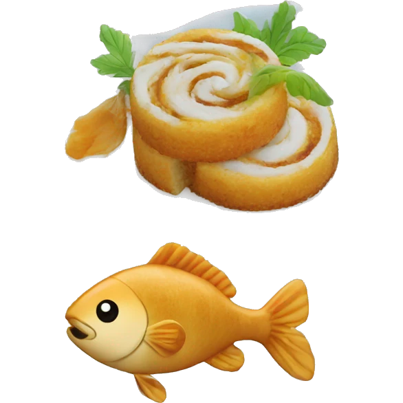 Fish Cake with Swirl emoji