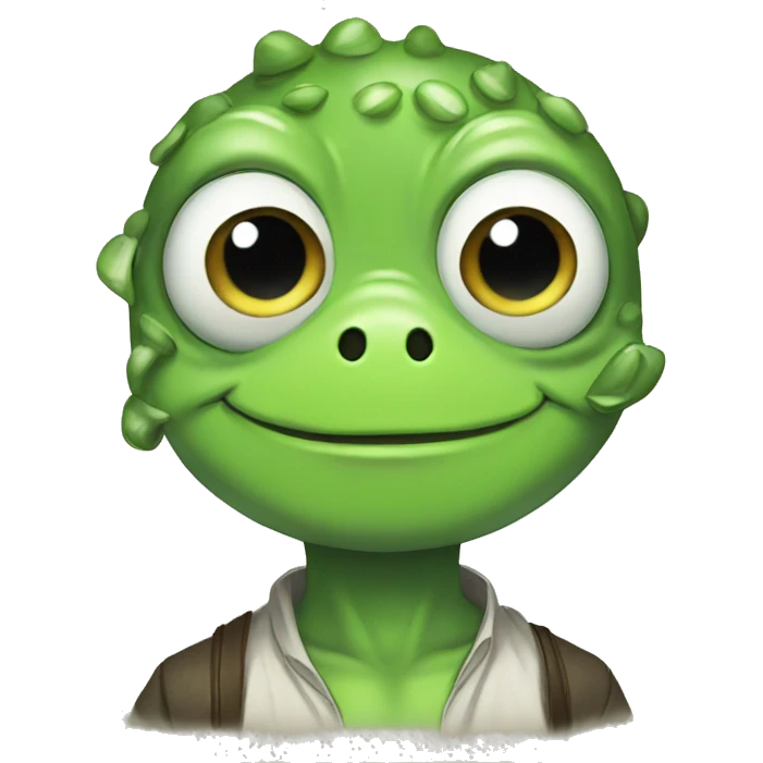 Frog boy anime art emoji