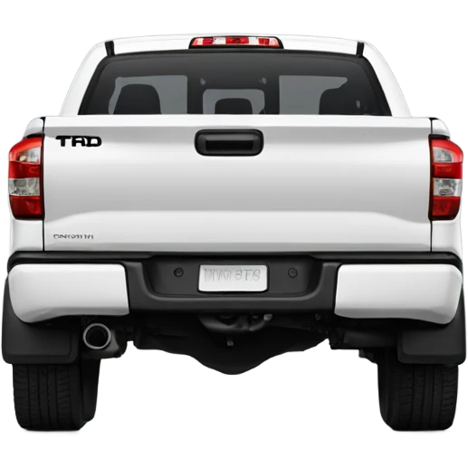 New 2023 White Toyota Tundra TRD emoji