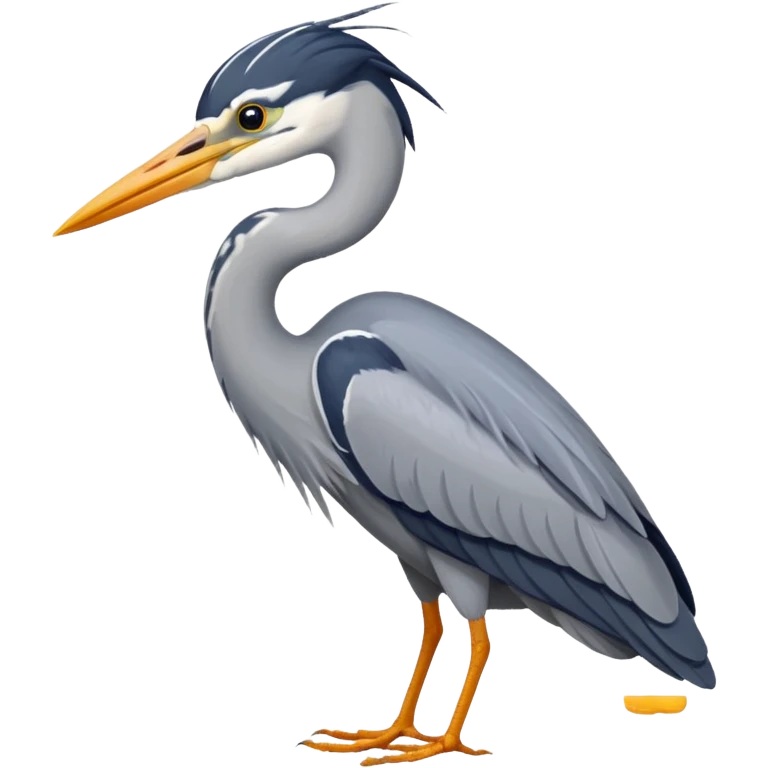Grey Heron emoji