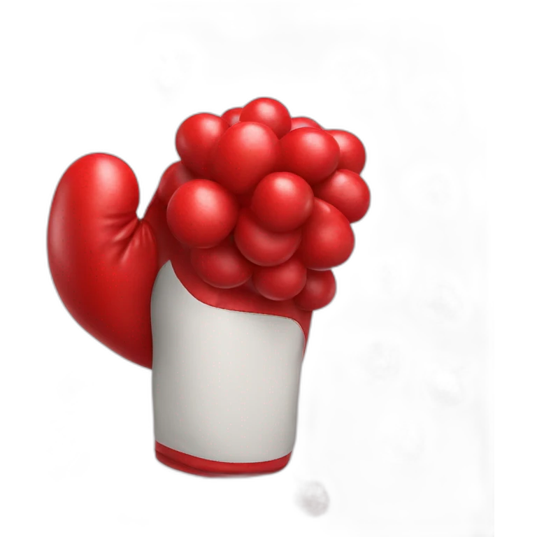 Boxing glove made of berries  emoji