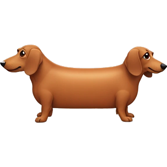 Sausage dog emoji