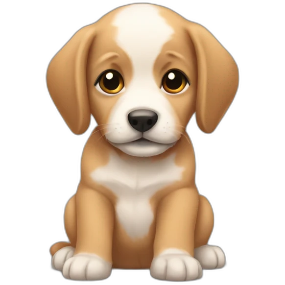 Very very cute puppies emoji