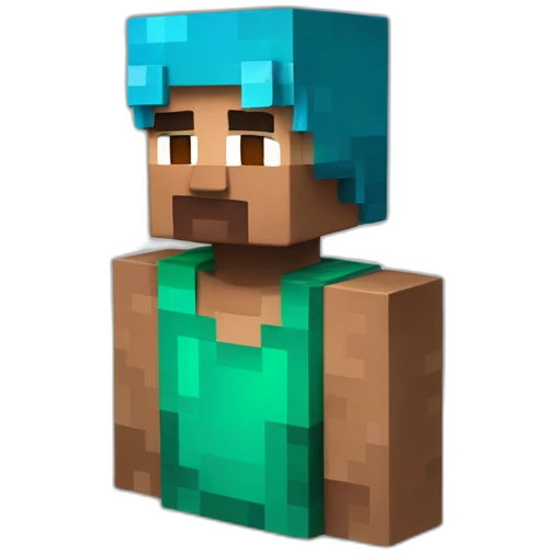 Steve de minecraft en colère  emoji