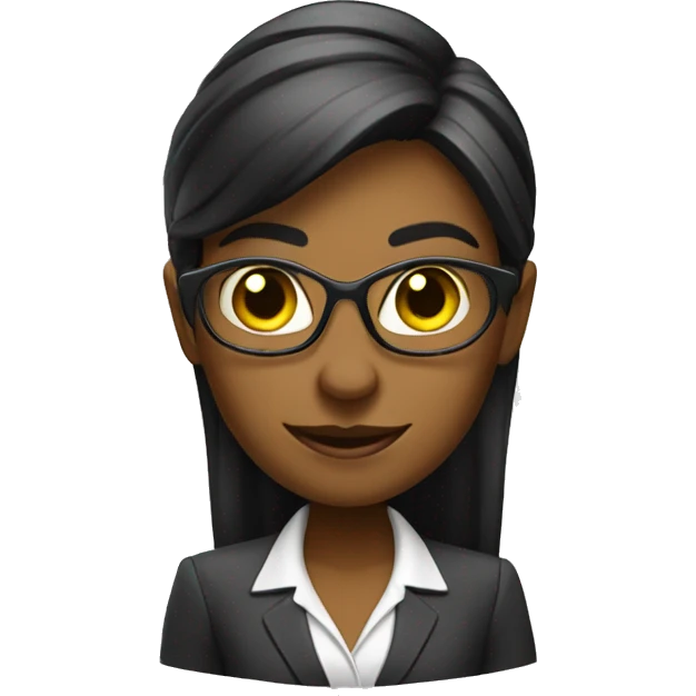 Business woman ork emoji