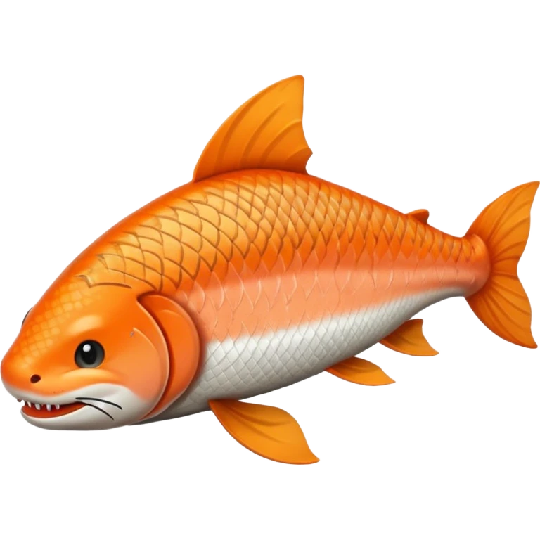 make a salmon with cat ears emoji