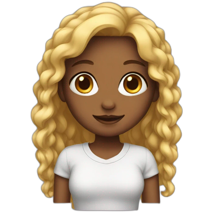 A girl emoji