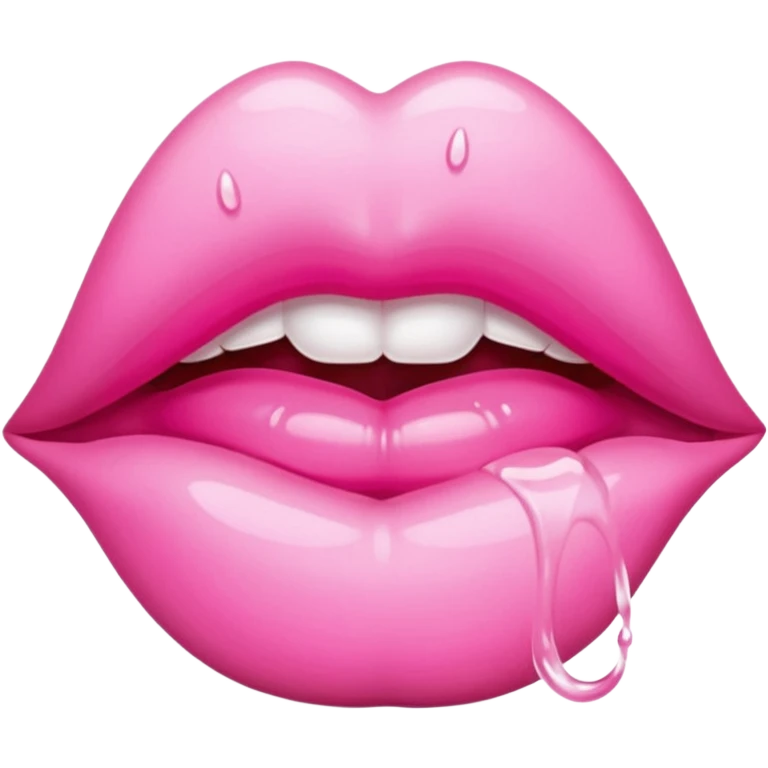 Wet vagina lips emoji