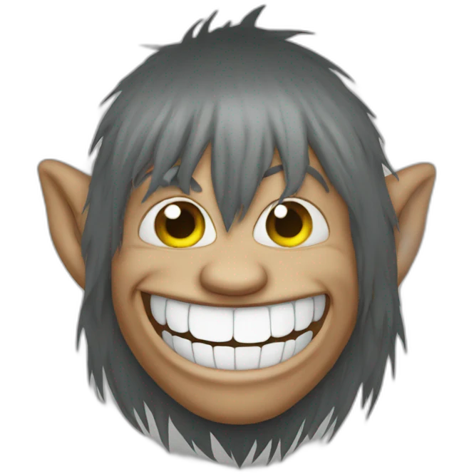 Troll face meme emoji