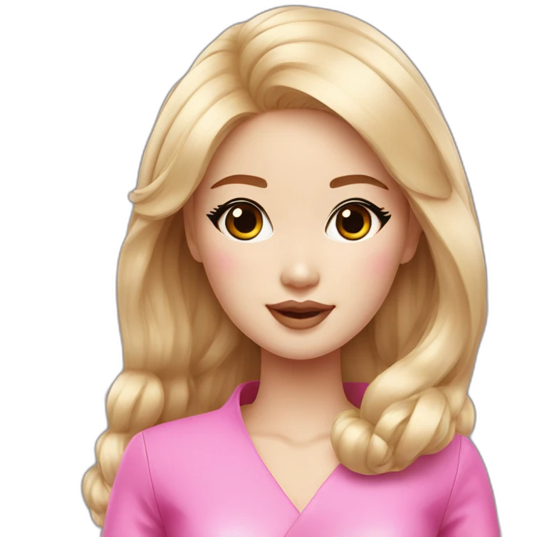 Korean Barbie girl emoji