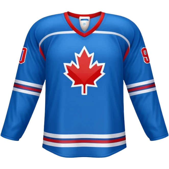 ice hockey jersey (#00A3E0) and red (#F9423A) emoji