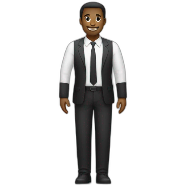 Un homme noir et un homme blanc qui ce serre la main emoji