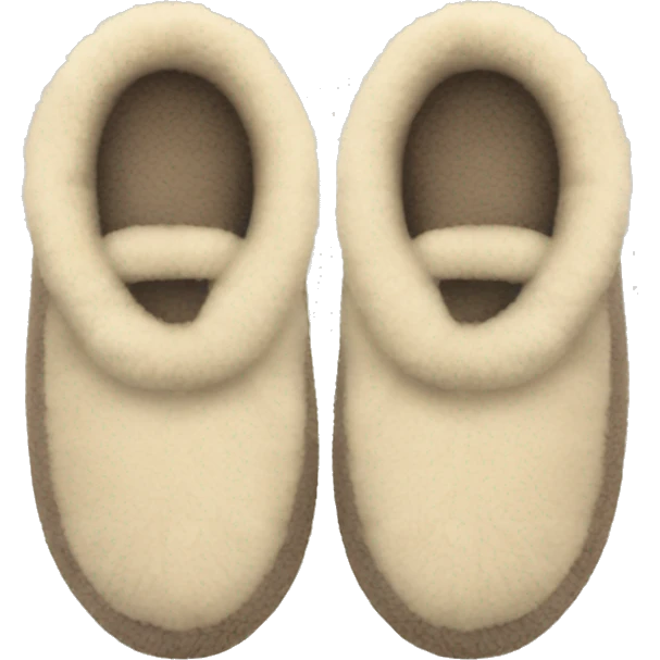 Cozy slippers emoji