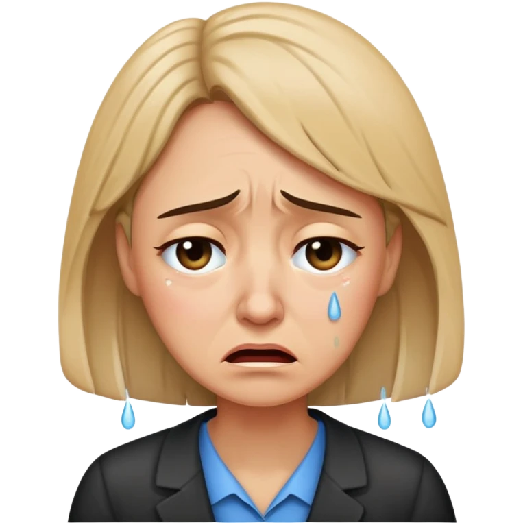 Teacher crying emoji