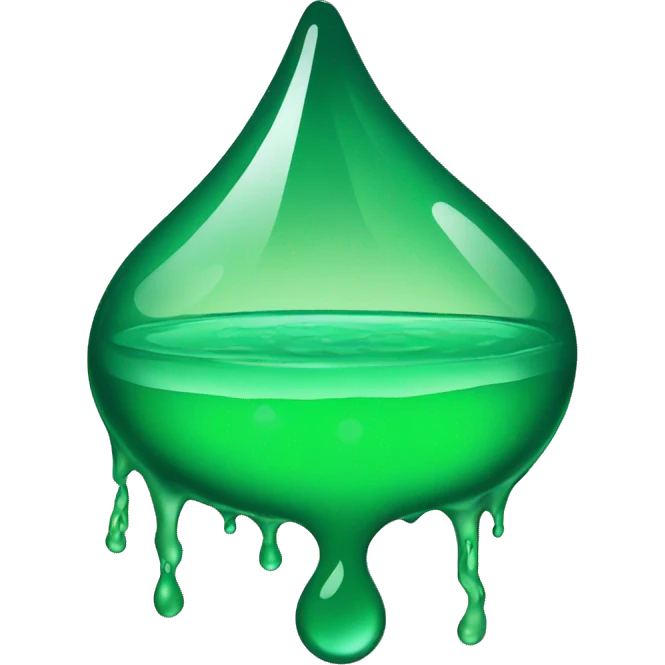 Green  Water Drip emoji