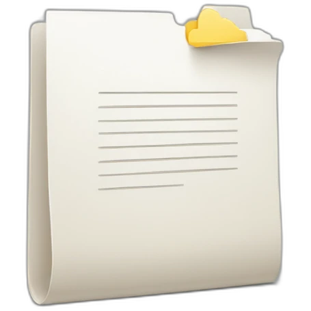 Documents in folder emoji