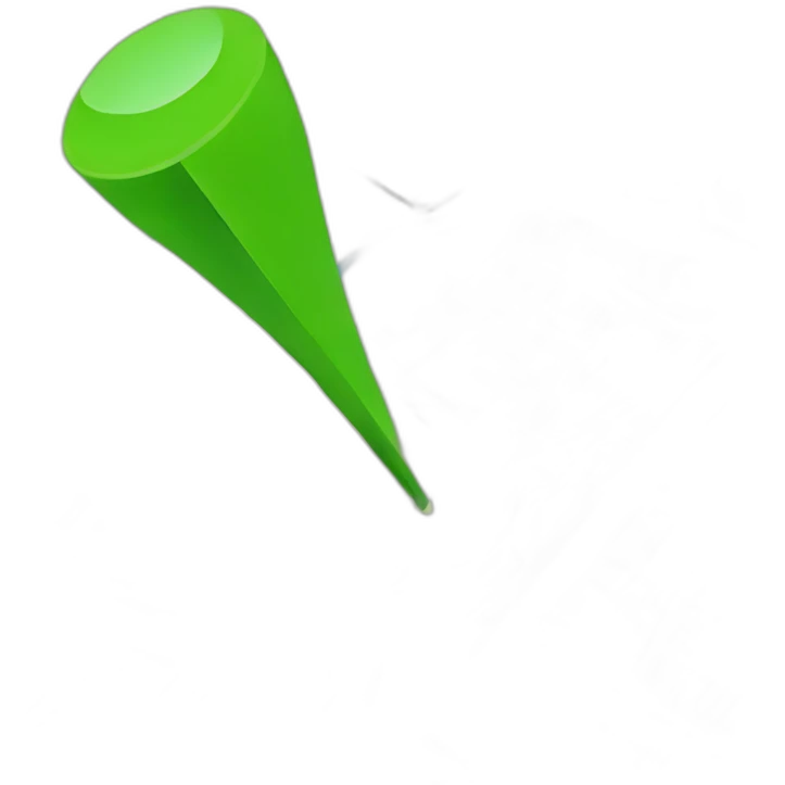 Green map marker emoji