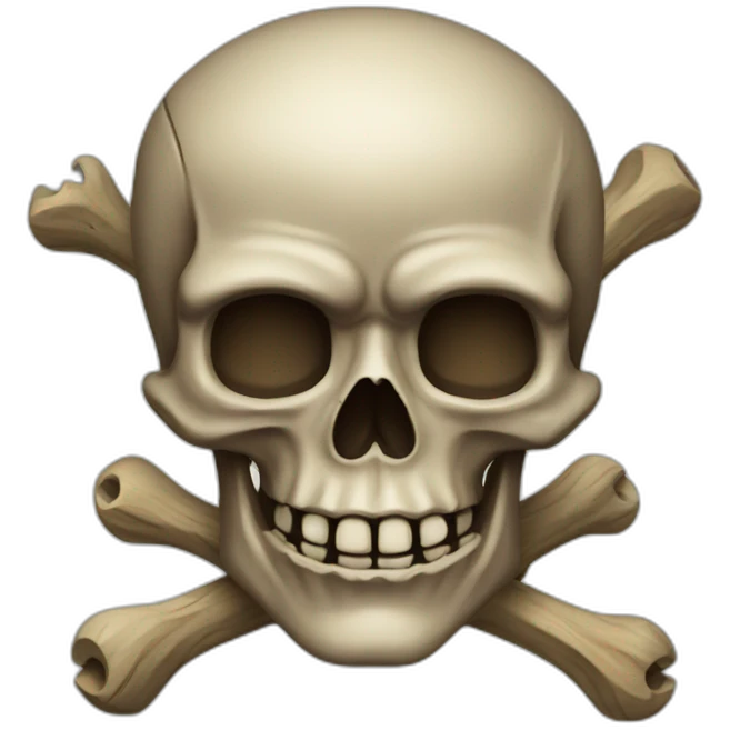 Old cross bones emoji