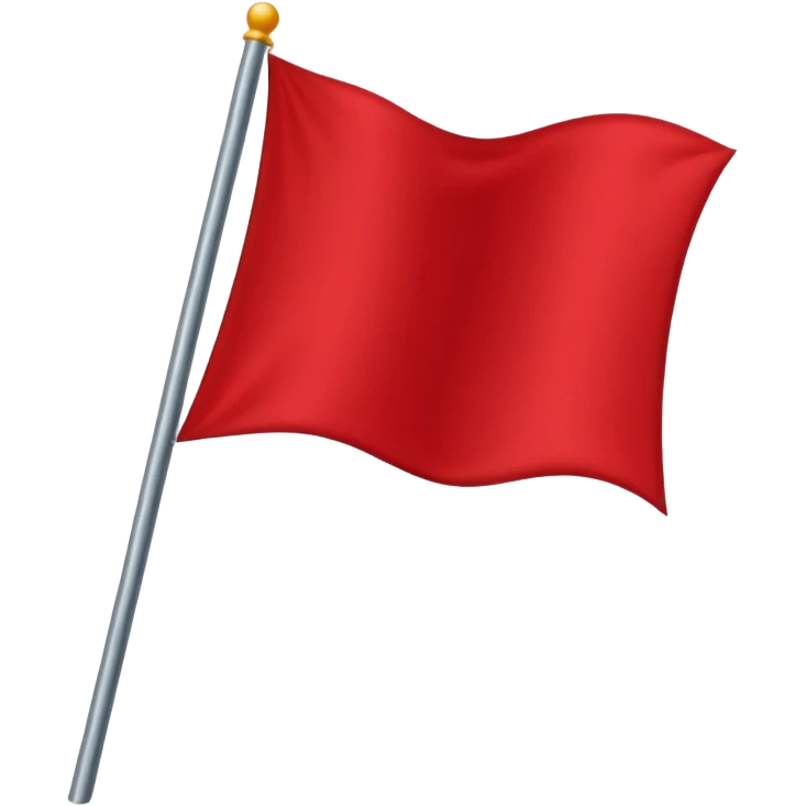 red flag emoji