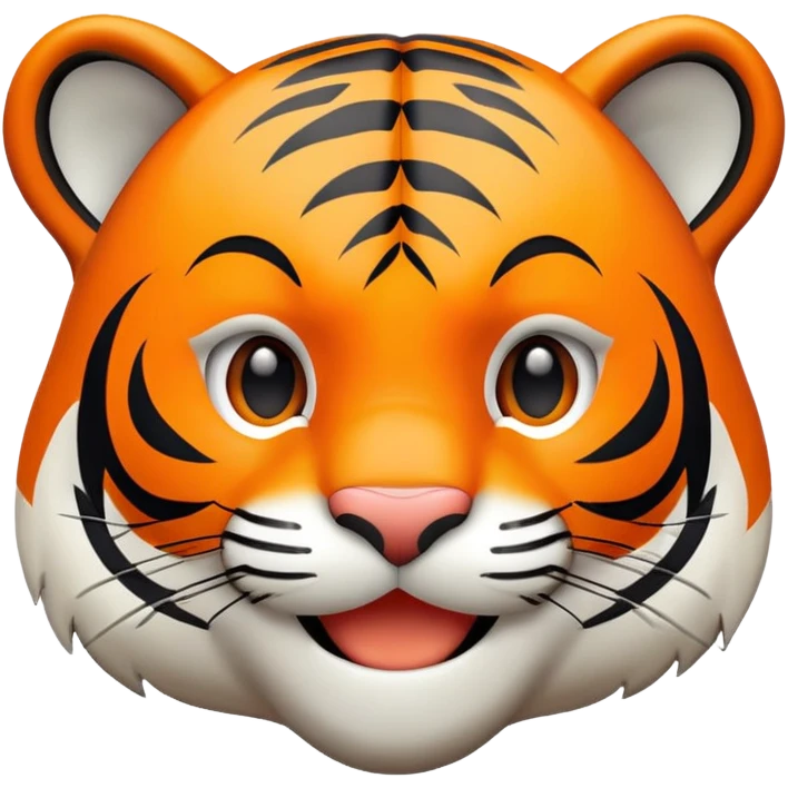 tiger face giving thumbs up for Twitch emote emoji