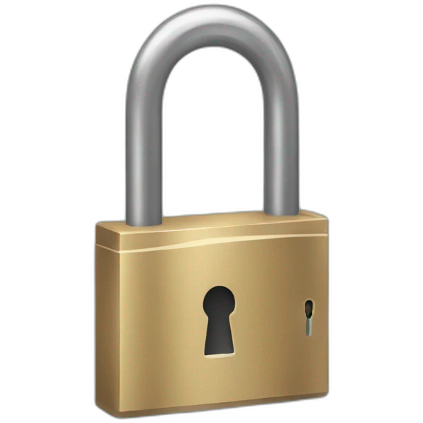 Lock in emoji