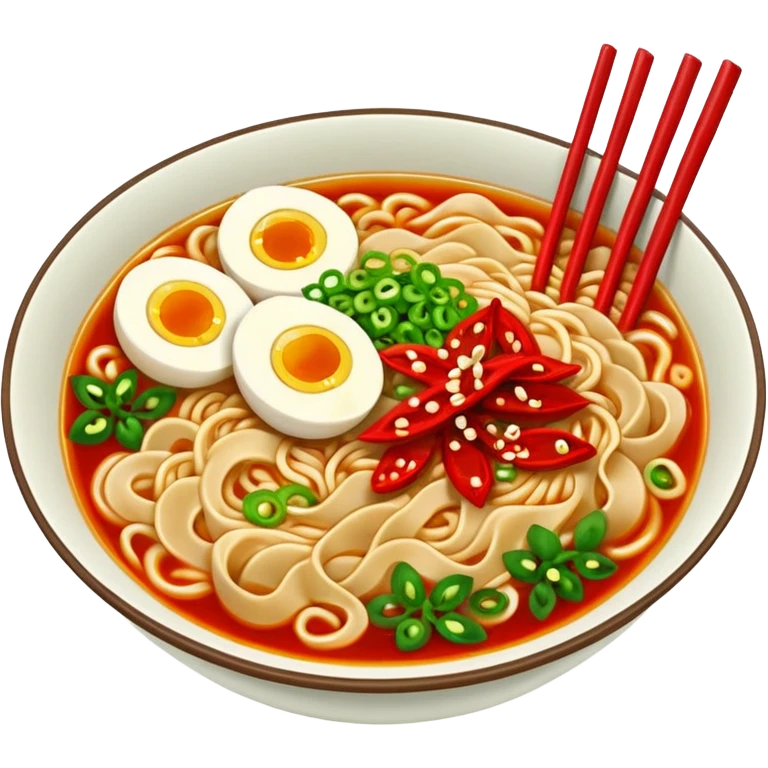 Spicy ramen emoji