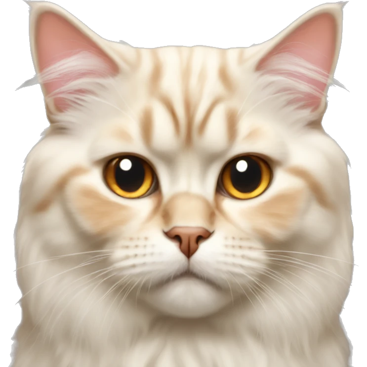 flame point Persian cat  emoji