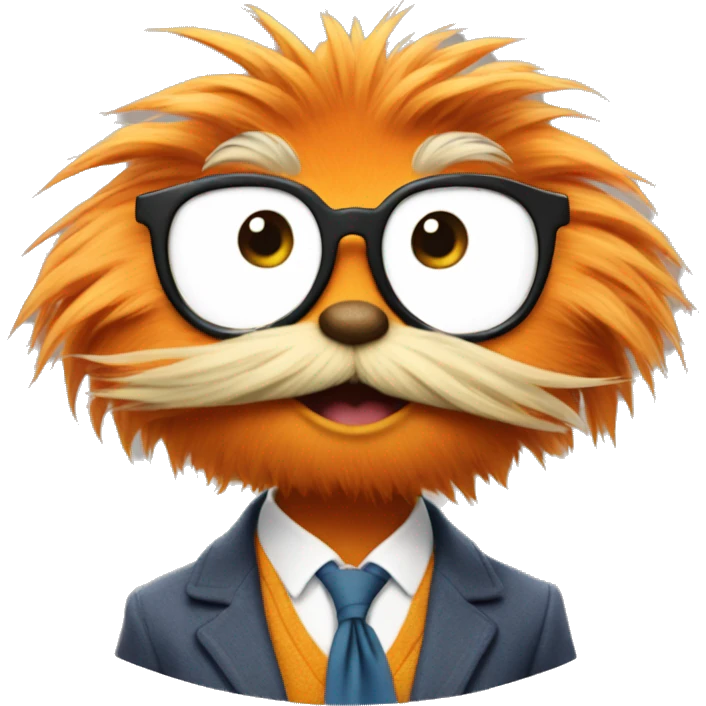 Preppy lorax emoji