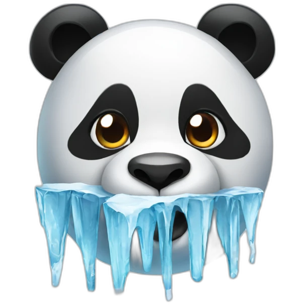 Panda ice emoji