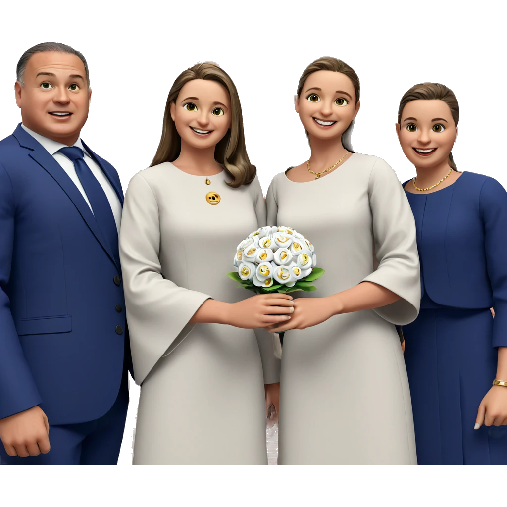 smiling girl in formal outfit emoji