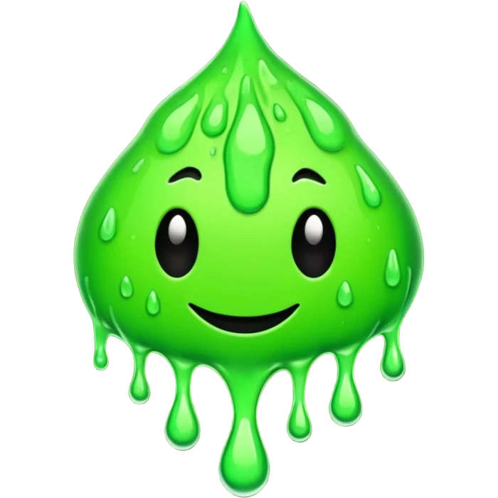 Clubs drippy slimey effect emoji