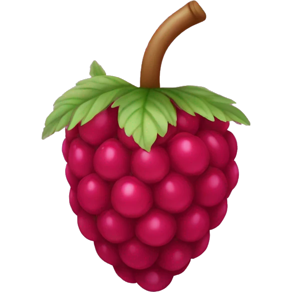 Raspberry emoji