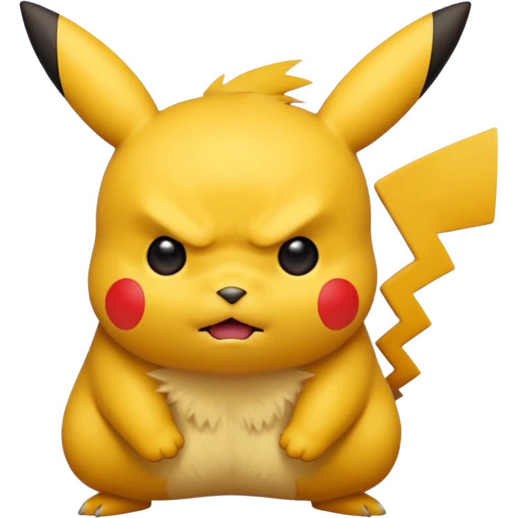 pikachu angry emoji