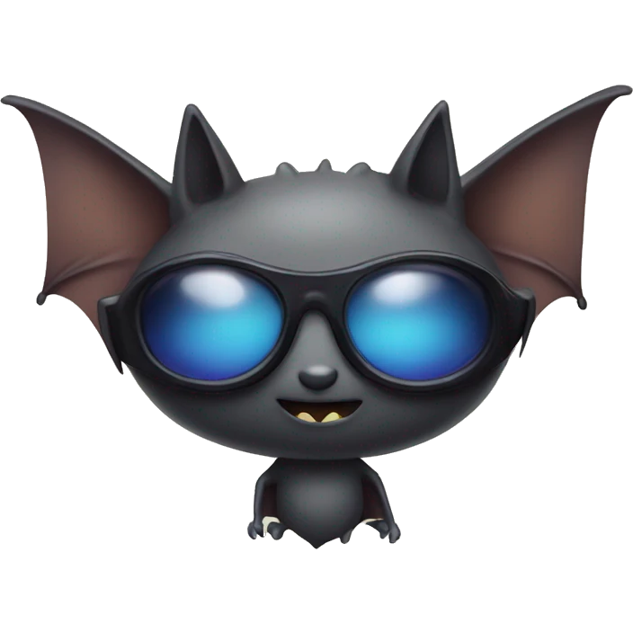 bat with alien sunglasses emoji