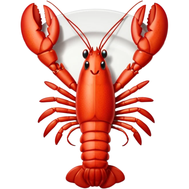 Lobster on period emoji