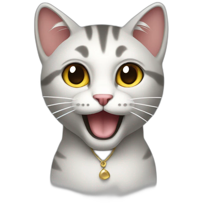 a singer cat emoji