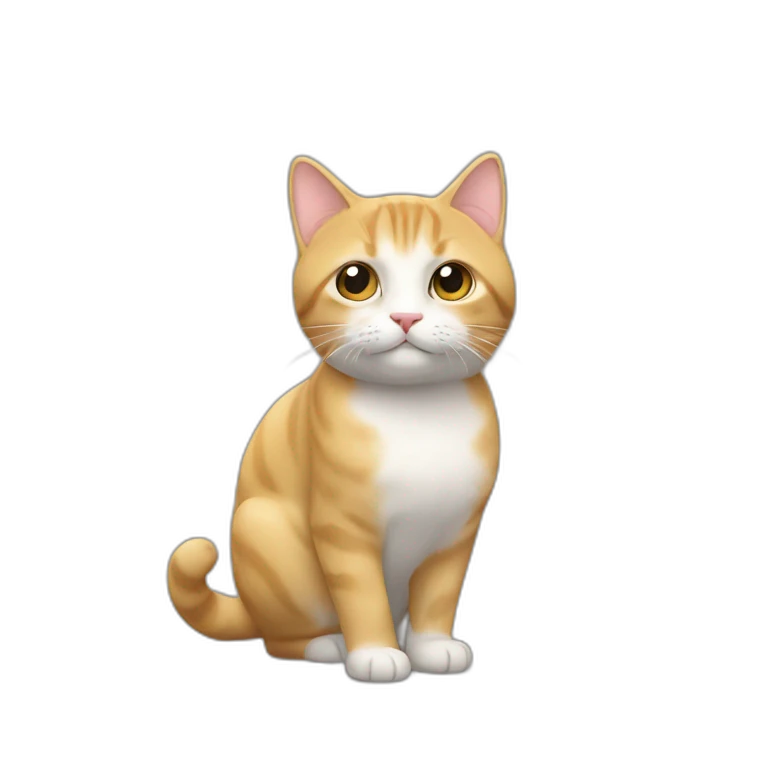 Cœur avec chat emoji